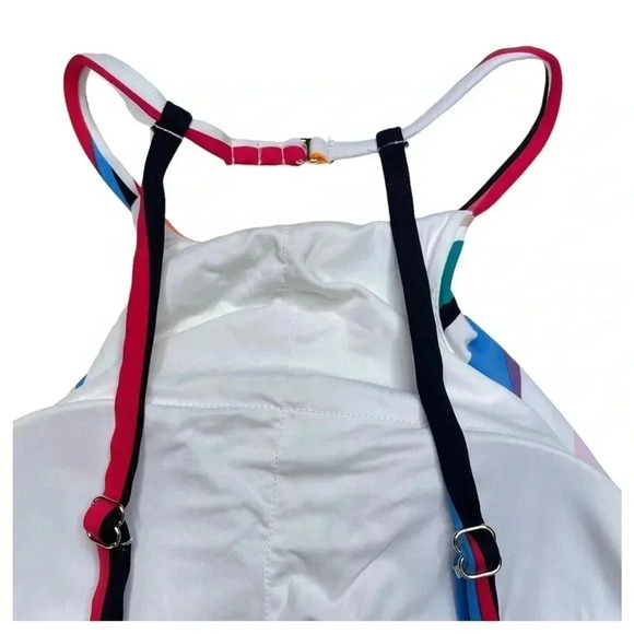 Anne Cole Womens XS Wavy Stripe Halter Tankini Swim Top - Picture 10 of 14